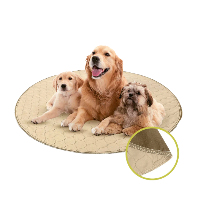 Zampa Pets - Washable Dog Pee Pad Round