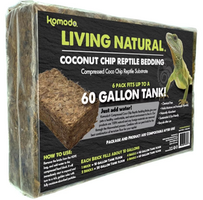 Living Natural Coconut Chip Reptile Bedding - Up To 20 Gal