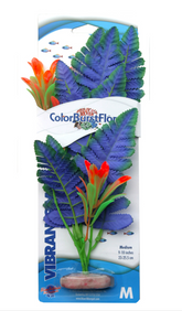 Blue Ribbon - Butterfly Sword Plant Blue Silk-Style With Resin Base - Southern Agriculture 