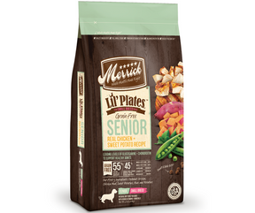 Merrick Lil Plates Grain Free Small Breed Senior Dog Real Chicken