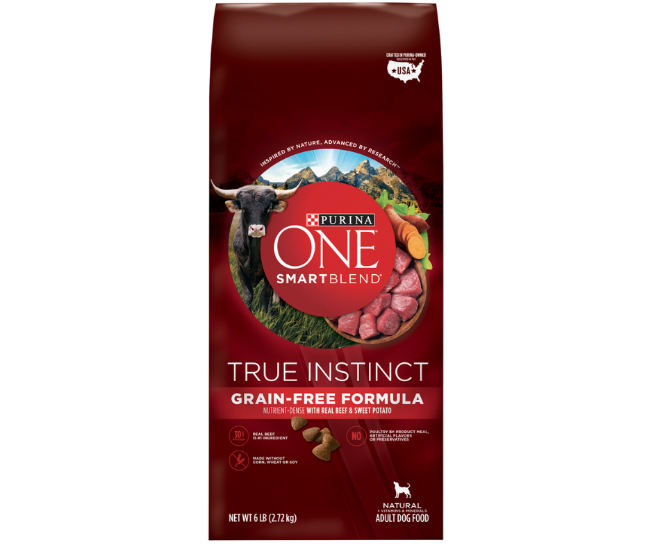Purina One - SmartBlend True Instinct All Breeds, Active Adult Dogs Grain-Free Real Beef Recipe Dry Dog Food-Southern Agriculture
