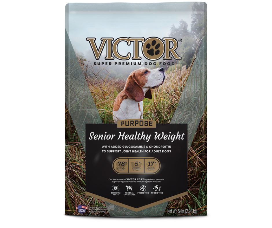 Victor - All Breeds, Senior Dog Senior Healthy Weight Recipe Dry Dog Food-Southern Agriculture