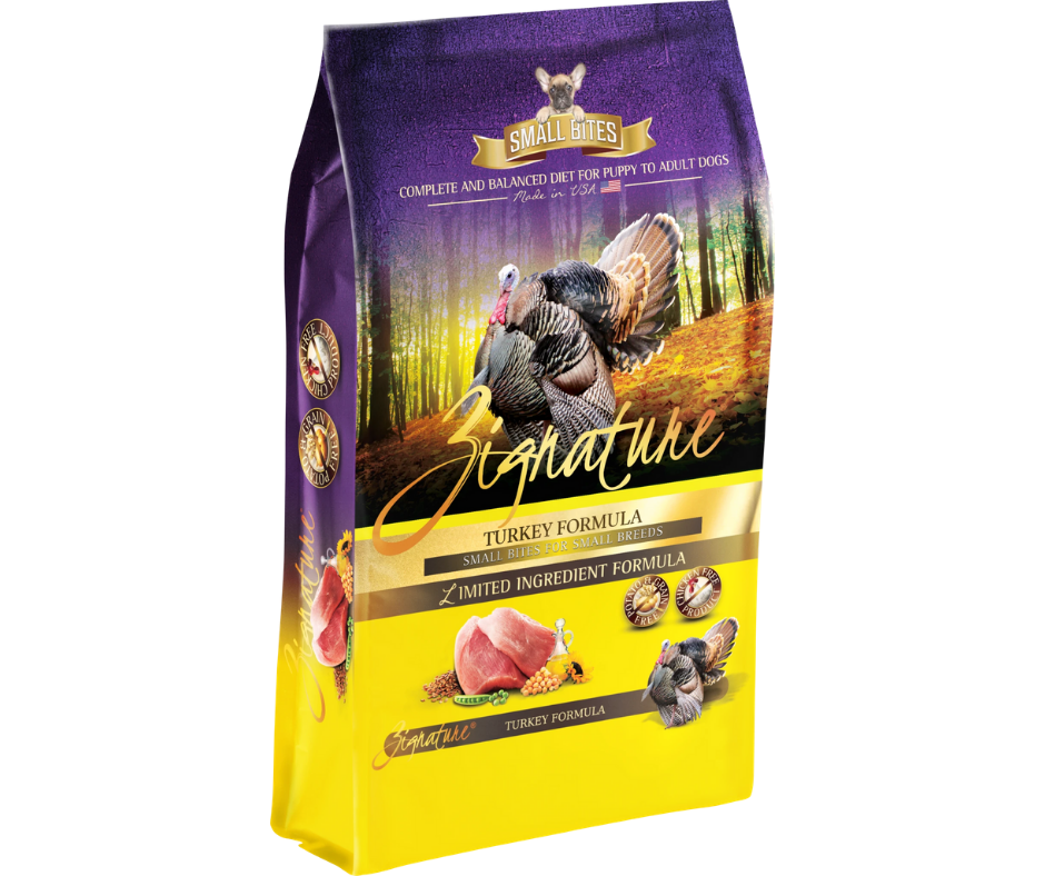 Zignature - Turkey Small Bites Formula 4 lb Dry Dog Food-Southern Agriculture