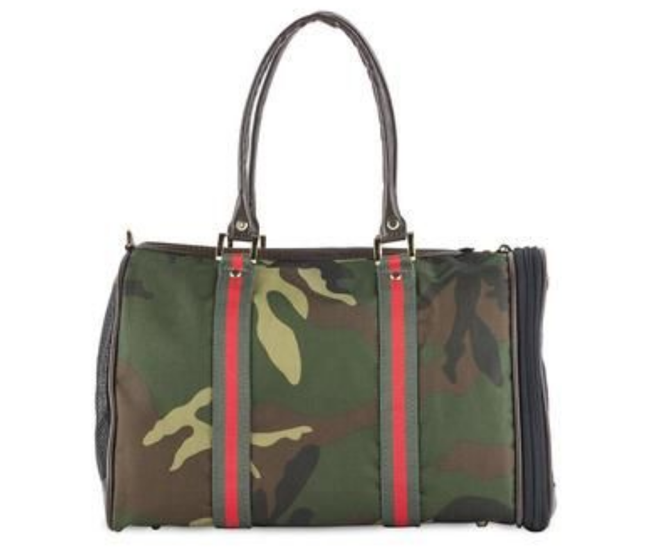 Pet Tote JL Duffel - Camouflage with Stripes by Petote-Southern Agriculture