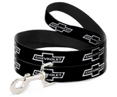 Dog Leash - 1965 CHEVROLET Bowtie Black and White-Southern Agriculture