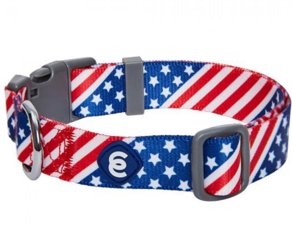 American Flag Dog Collar by Blueberry Pet-Southern Agriculture