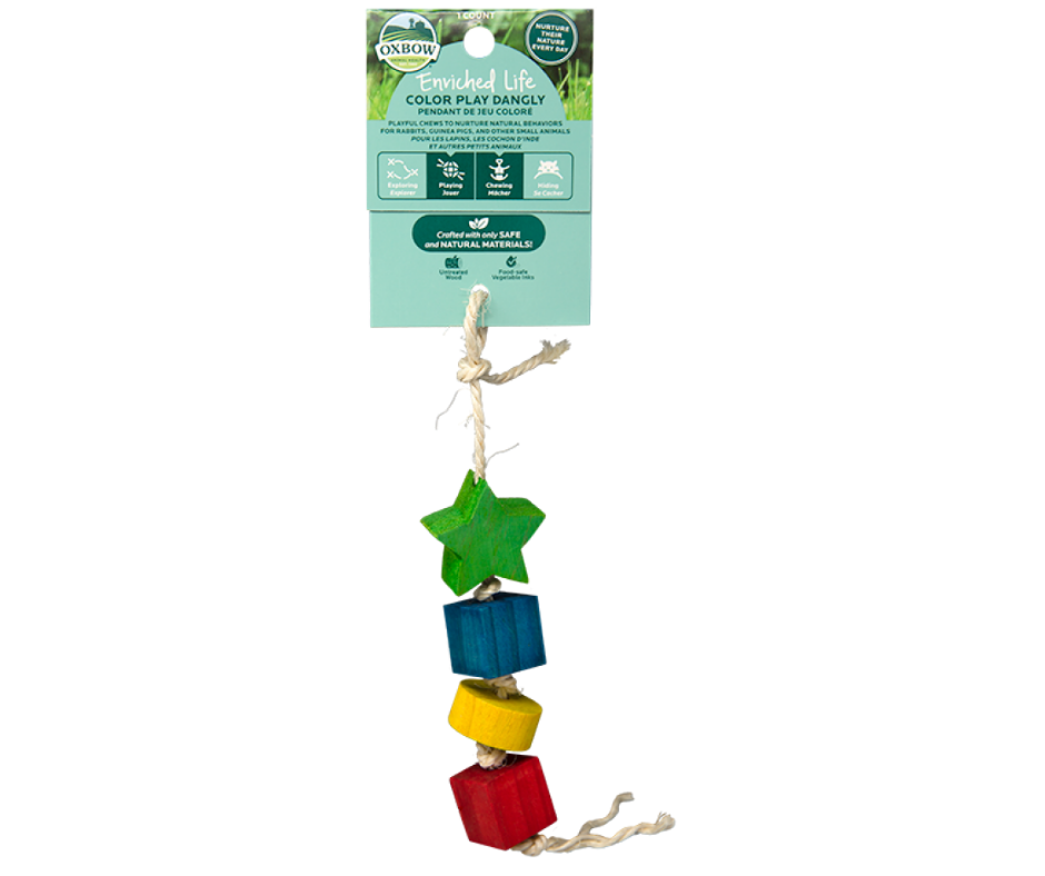 Oxbow Enriched Life - Color Play Dangly Chew for Small Animals-Southern Agriculture
