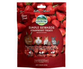 Oxbow Simple Rewards Treat Strawberry For Small Animlas 0.5 oz.-Southern Agriculture