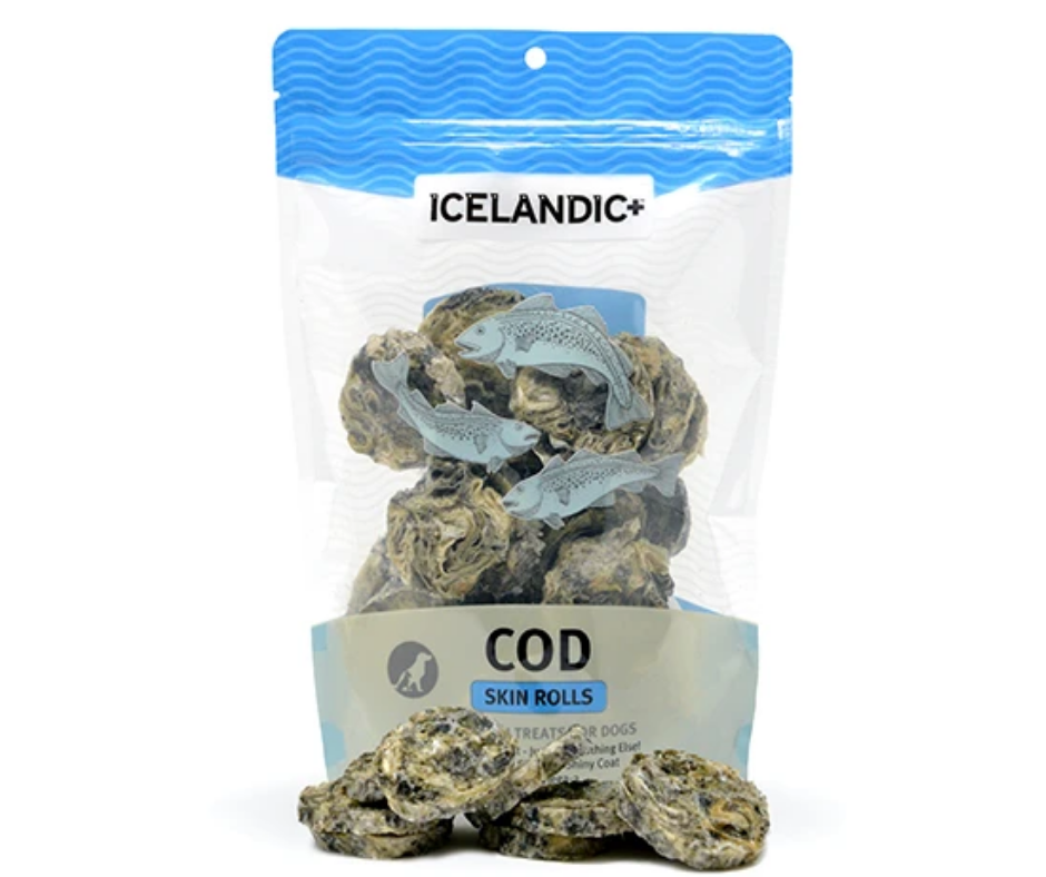 Icelandic+ - Cod Skin Rolls Fish. Dog Treats.-Southern Agriculture
