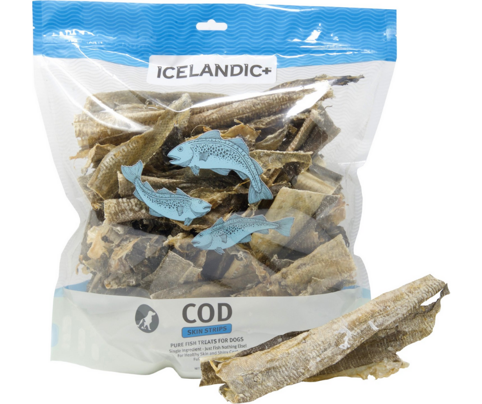 Icelandic+ - Cod Skin Strips Mixed Pieces. Dog Treats.-Southern Agriculture