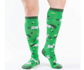 Fresh Off the Goat Women's Knee High Socks-Southern Agriculture