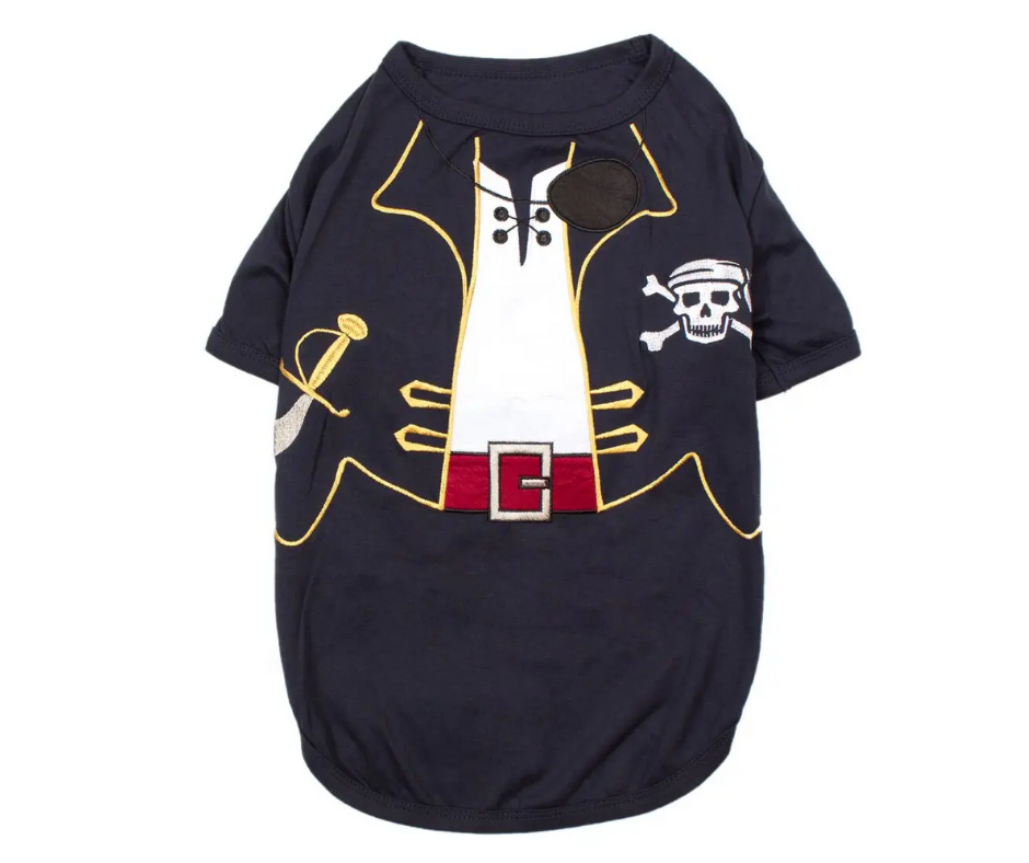Pirate Captain Spawrrow Dog T-Shirt Costume-Southern Agriculture
