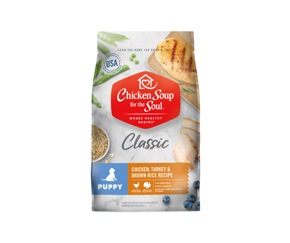 Chicken Soup for the Soup - Puppy Classic Chicken, Turkey & Brown Rice Recipe Dry Dog Food-Southern Agriculture