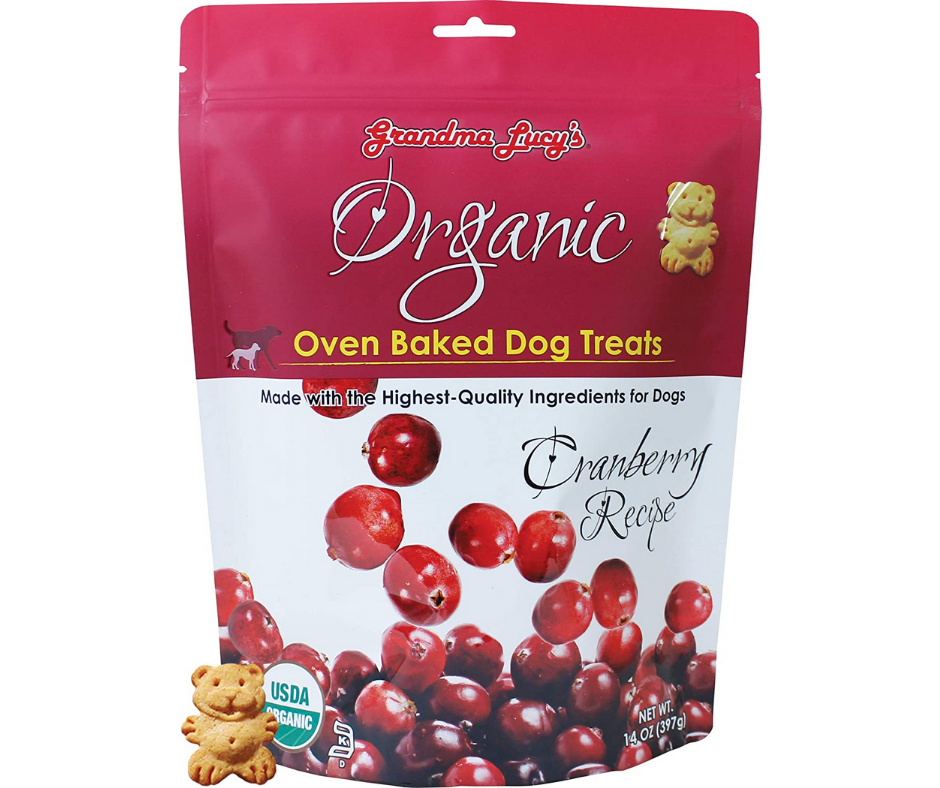Grandma Lucy's Organic Cranberry Oven Baked Dog Treats