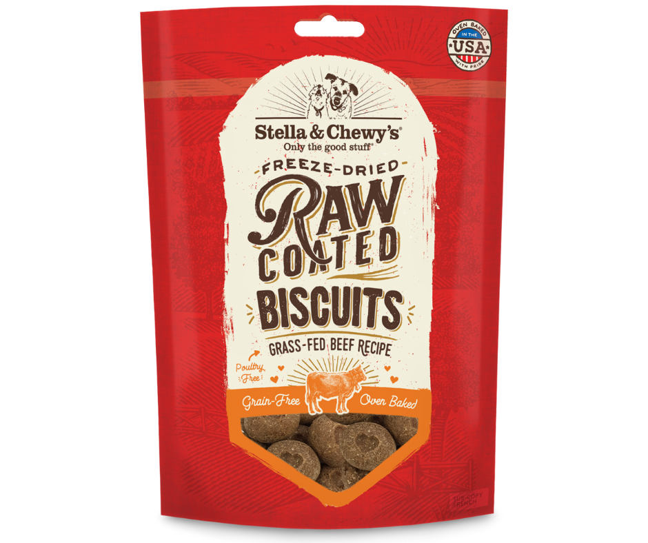Stella & Chewy's - Grass-Fed Beef Raw Coated Biscuits. Dog Treats.-Southern Agriculture