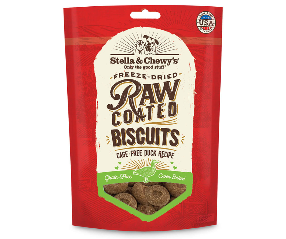 Stella & Chewy's - Cage-Free Duck Raw Coated Biscuits. Dog Treats.-Southern Agriculture