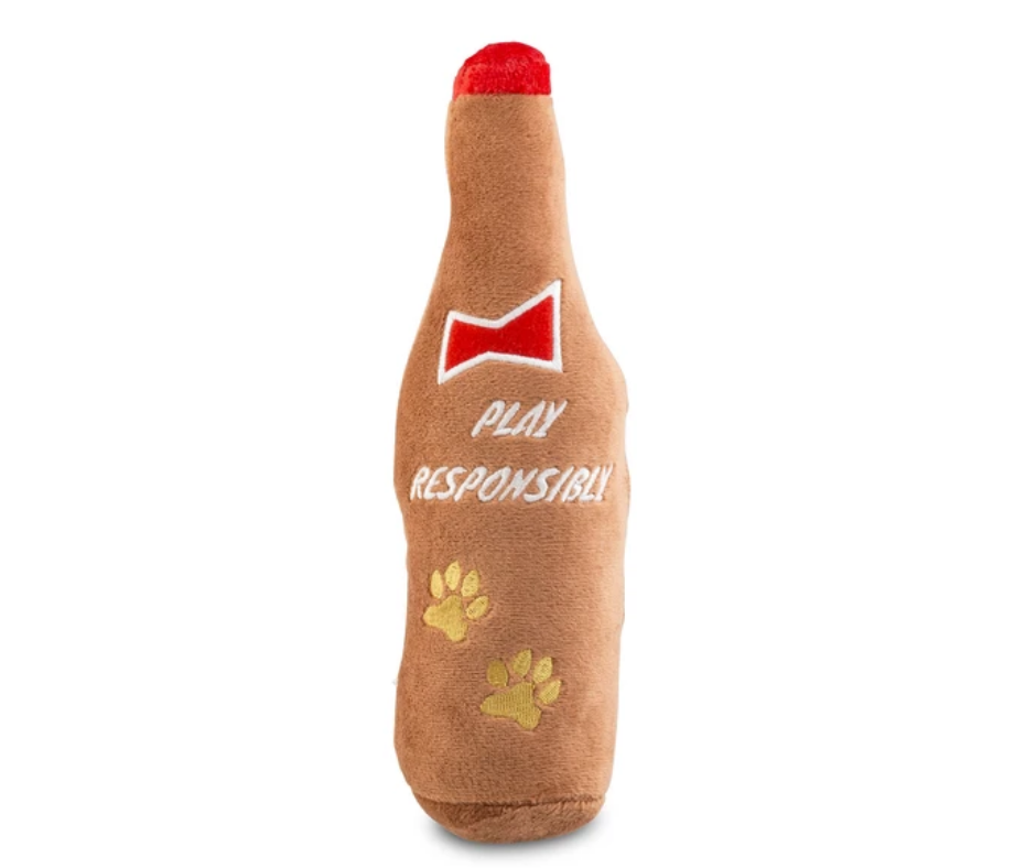 Haute Diggity Dog - Barkweiser Beer Bottle Plush. Dog Toy.-Southern Agriculture