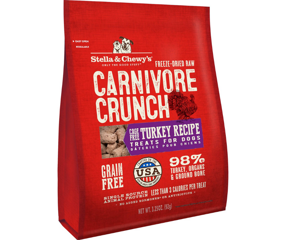 Stella & Chewy's - Turkey Carnivore Crunch. Dog Treats.-Southern Agriculture