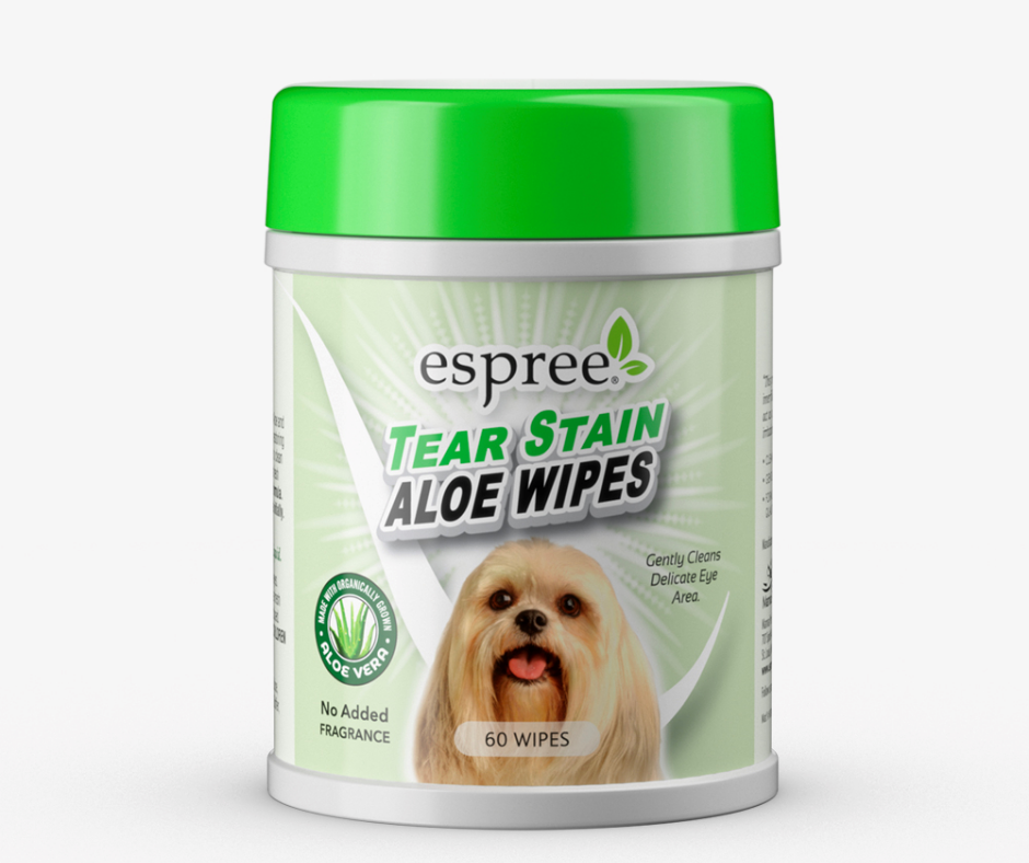 Espree Aloe Tear Stain Wipes for Dogs 60 Count-Southern Agriculture