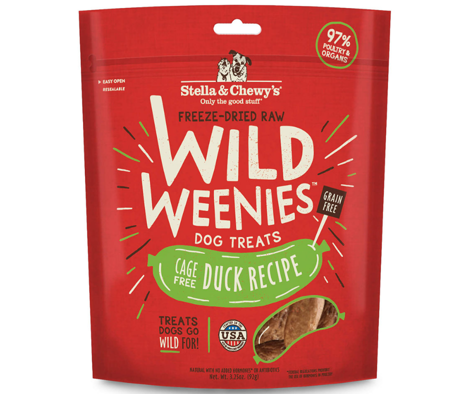 Stella & Chewy's - Cage-Free Duck Wild Weenies. Dog Treats.-Southern Agriculture