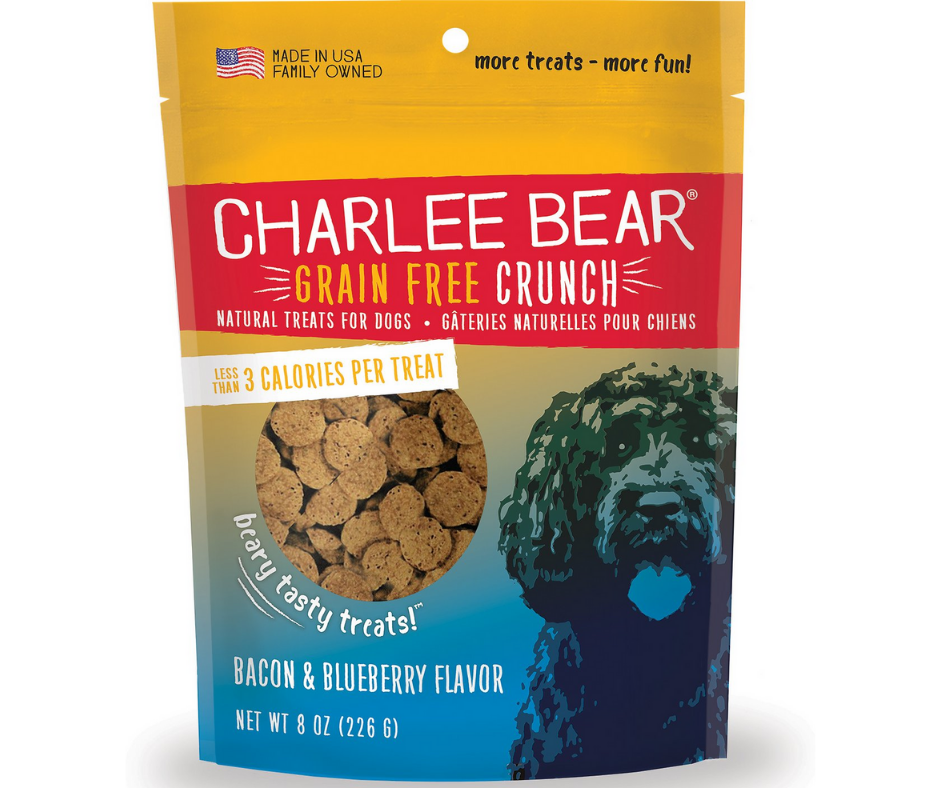 Charlee Bear - Natural Bear Crunch Bacon & Blueberry Grain-Free. Dog Treats.-Southern Agriculture