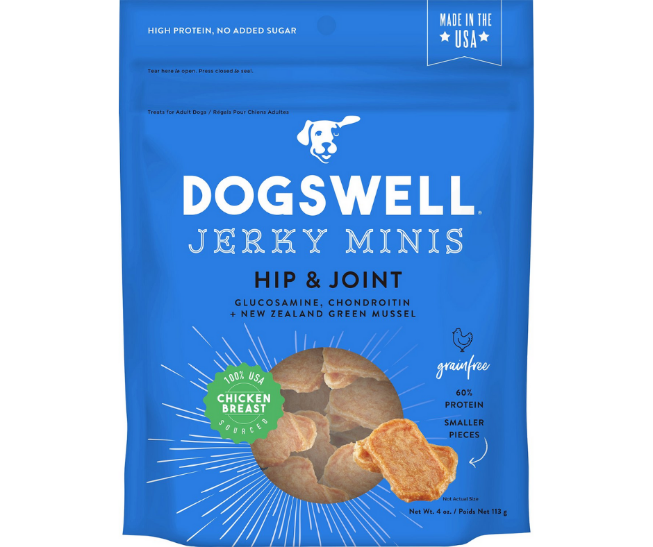 Dogswell - Jerky Minis Hip & Joint Chicken Recipe Grain-Free. Dog Treats.-Southern Agriculture