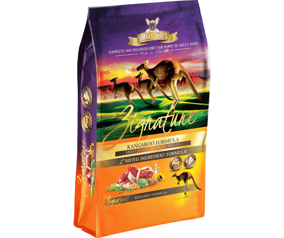 Zignature - Kangaroo Formula Small Bites 4 lb Dry Dog Food-Southern Agriculture