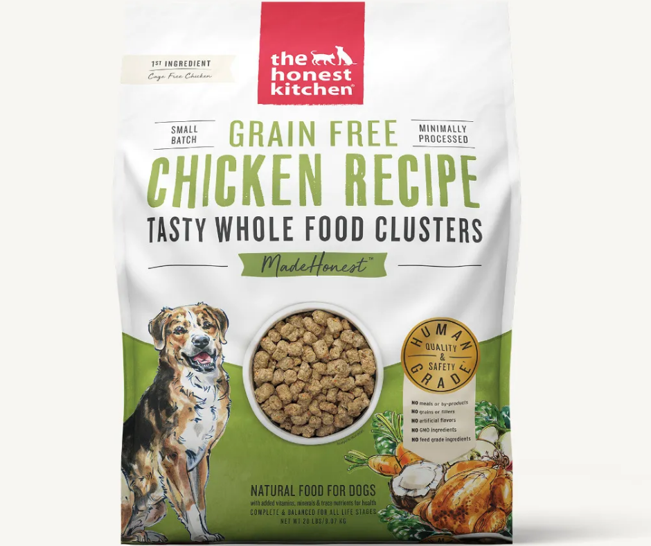 The Honest Kitchen Whole Food Clusters Grain Free Chicken Dry Dog Fo