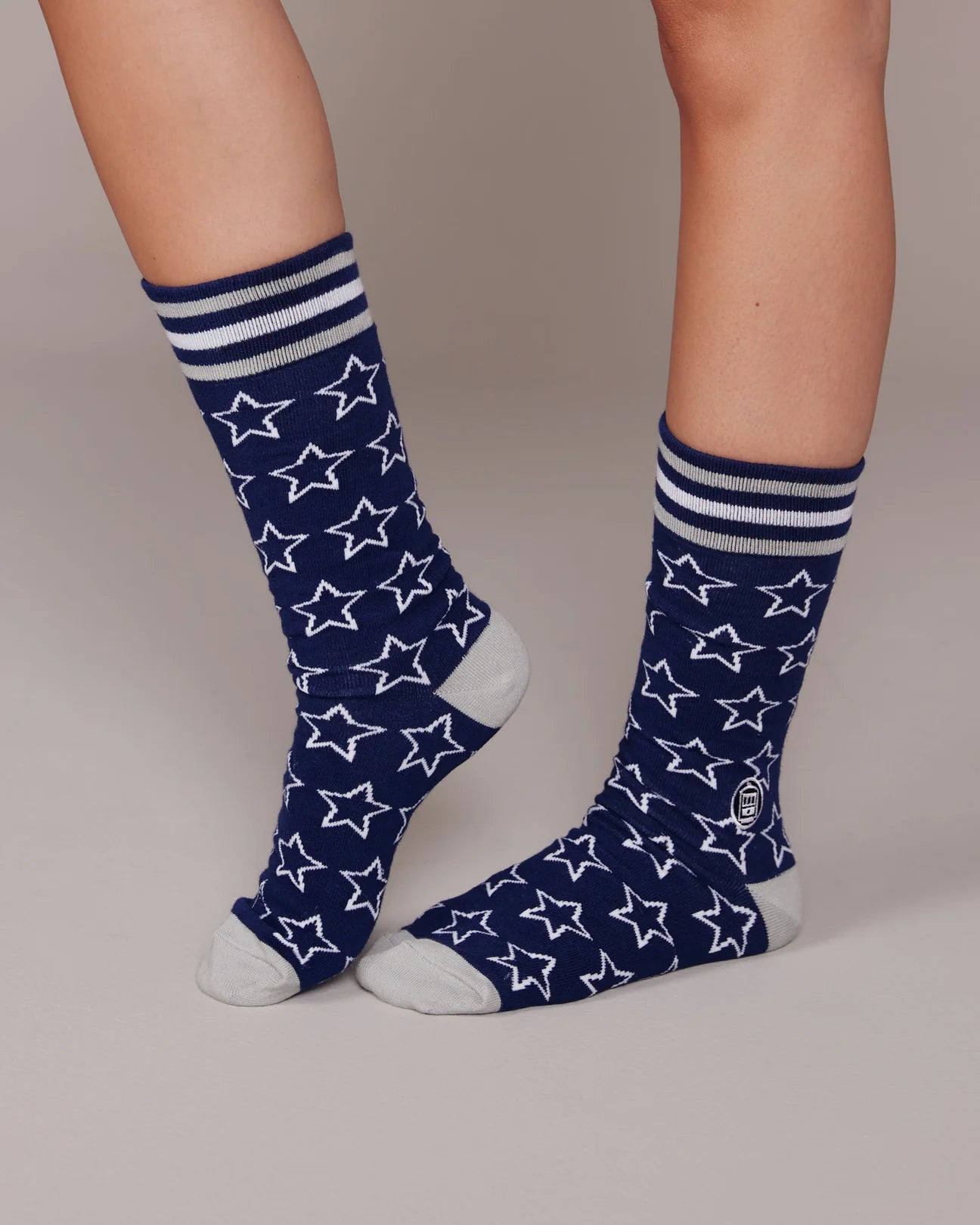 Bonfolk - Socks Star Navy
