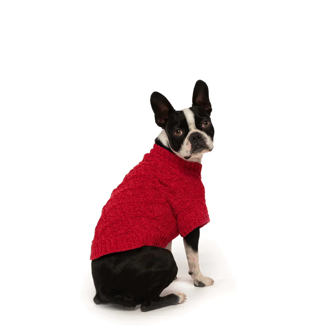 Fabdog - Sweater Chenille Ruby