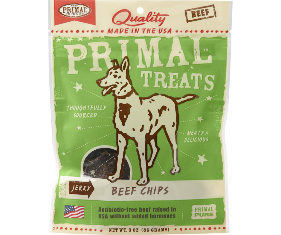 Primal Pet - Beef Chips Jerky. Dog Treats.-Southern Agriculture