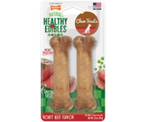 Nylabone - Healthy Edibles Twin Pack Roast Beef Flavor Bone Dog Treats-Southern Agriculture