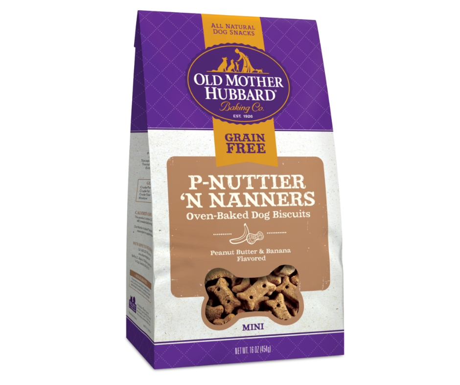 Old Mother Hubbard - Mini P-Nuttier 'N Nanners Grain-Free Biscuits Baked. Dog Treats.-Southern Agriculture