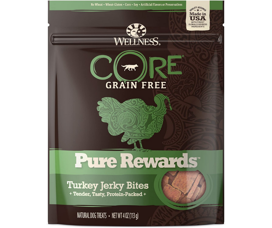 Wellness - CORE Pure Rewards Grain-Free Turkey Jerky Bites. Dog Treats.-Southern Agriculture
