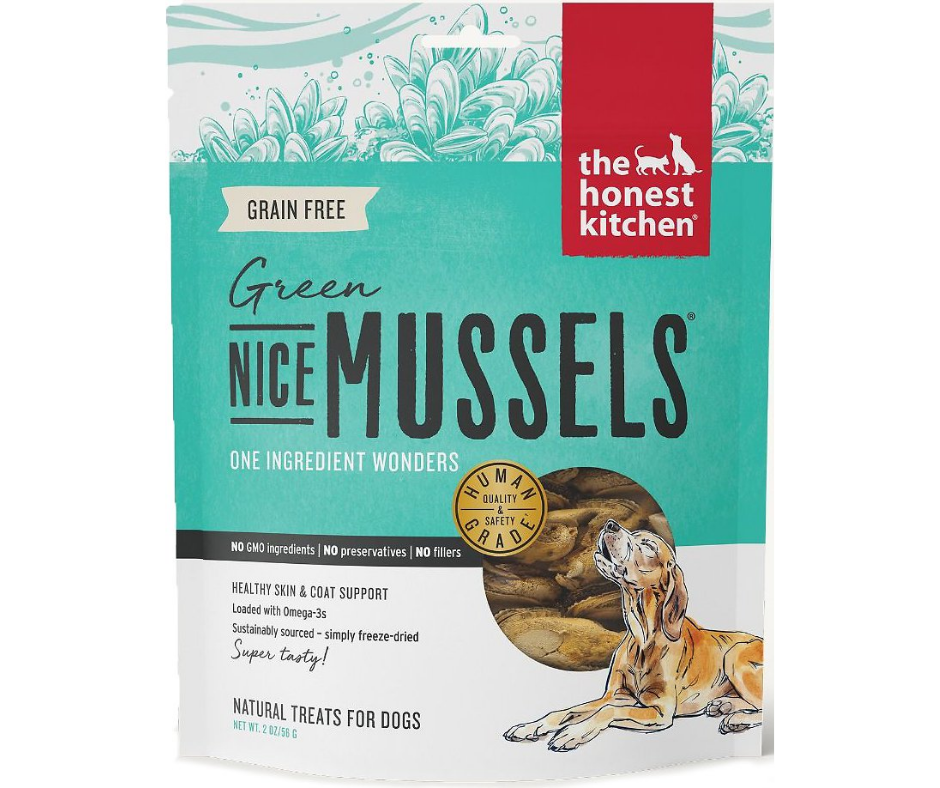 The Honest Kitchen - Nice Mussels Green Mussels. Dog Treats.-Southern Agriculture