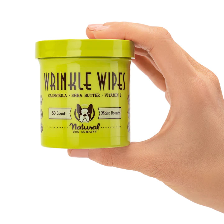 Natural Dog Company - Wrinkle Wipes Jar