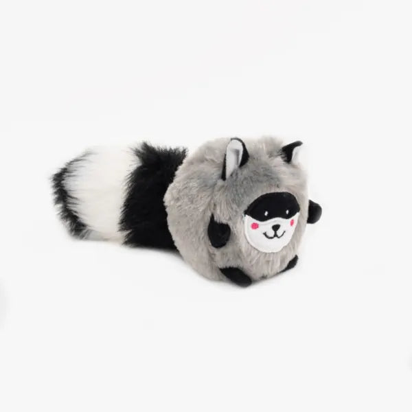 ZippyPaws - Raccoon Throw Fluffy Ball