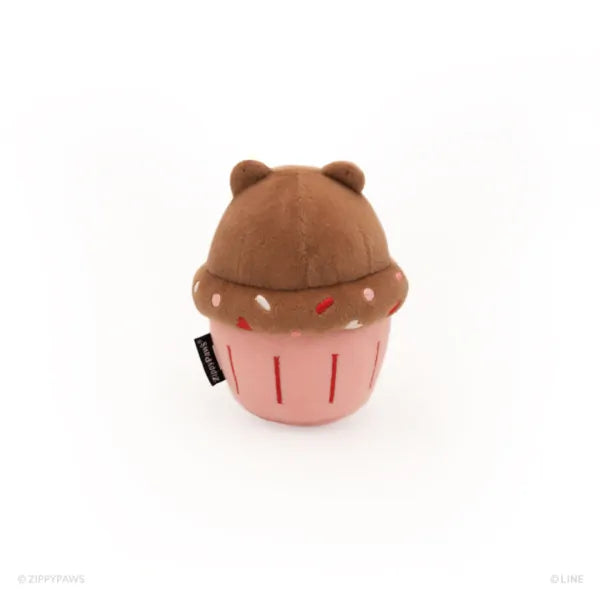 Cupcake Nomnomz Brown Bear Plush