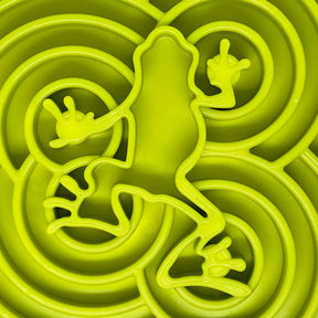 Enrichment Dog Tray Lick Mat - Frog Design
