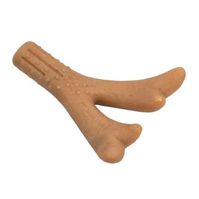 Antler Chew Easy Grip Shape Steamed-In-Scent/Treat Trough Bacon