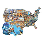 Puzzle Shaped Wild America