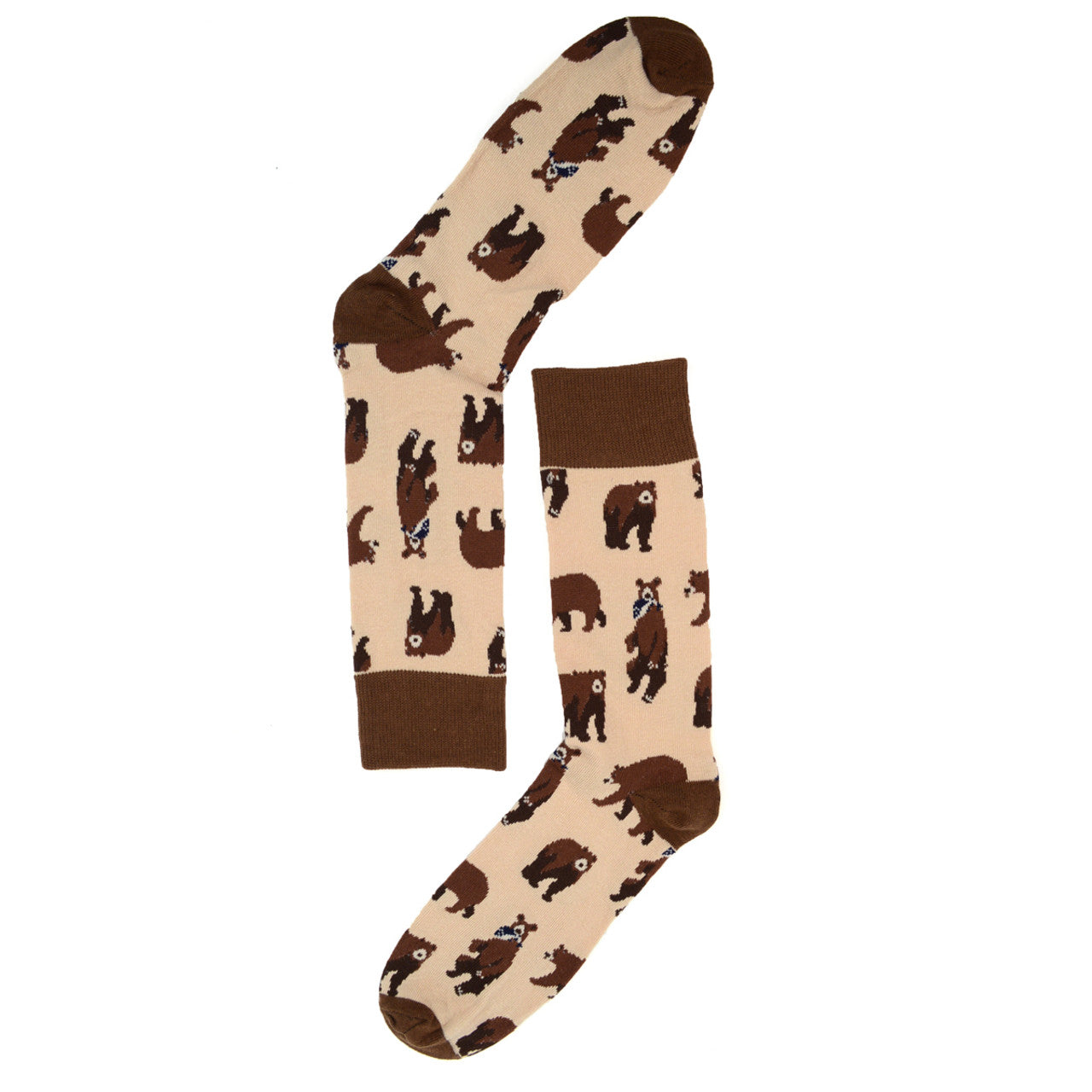 Selini NewYork - Socks Mens Brown Bear