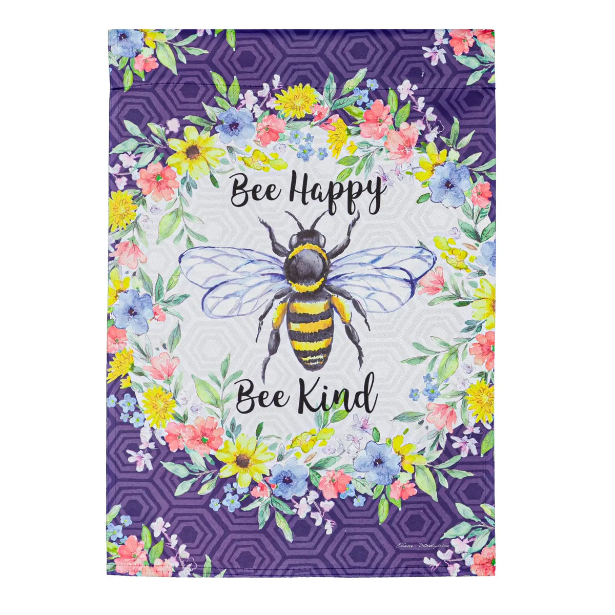 Flag Bee Happy Bee Kind