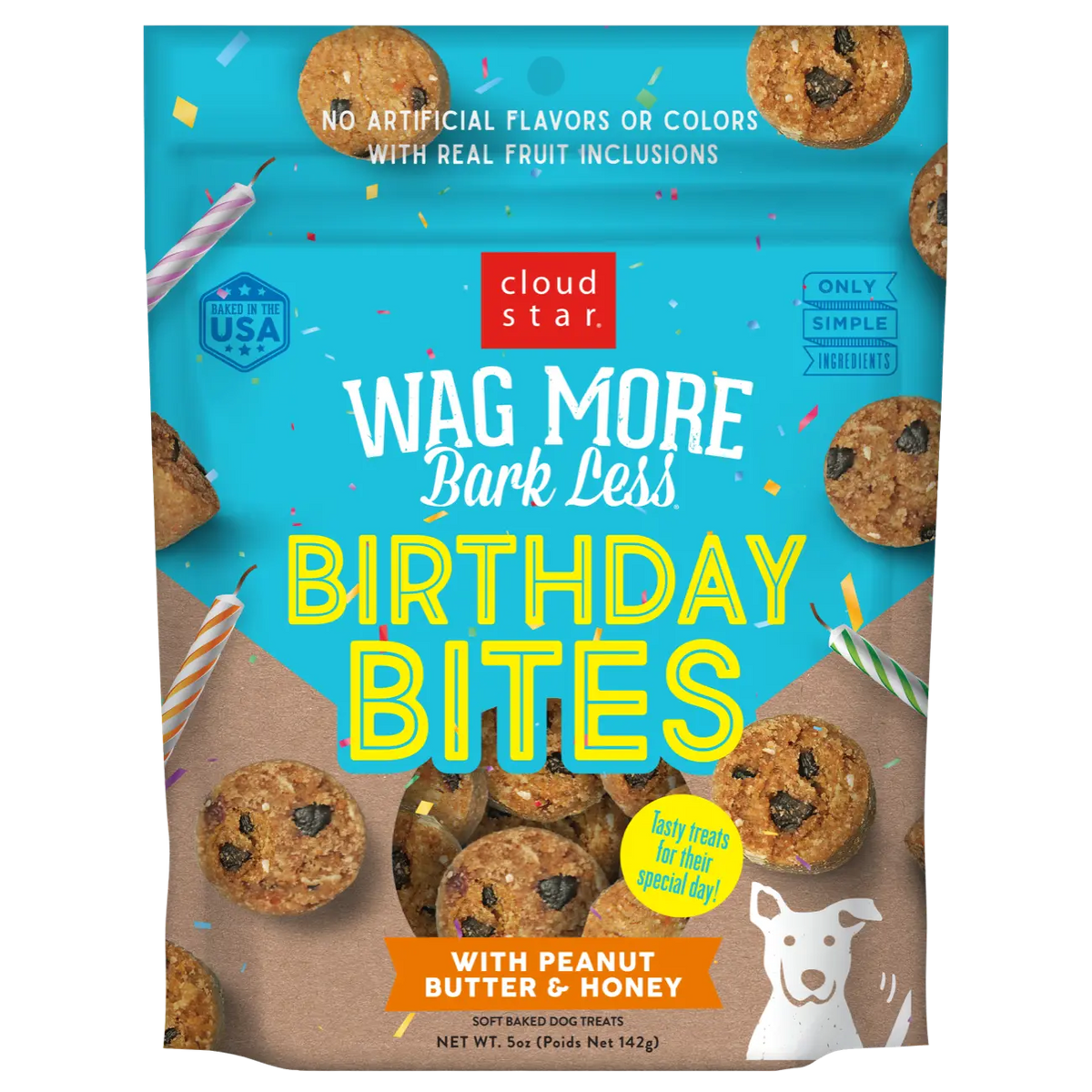 Cloud Star - WMBL Birthday Bites W/ Peanut Butter&Honey Soft-Baked Treats