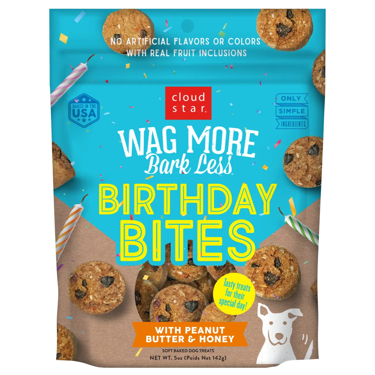 Cloud Star - WMBL Birthday Bites W/ Peanut Butter&Honey Soft-Baked Treats