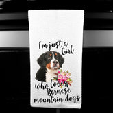 Waffle Kitchen Towel- Bernese Mountain Dog