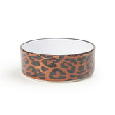 Bowl Leopard Print Stoneware