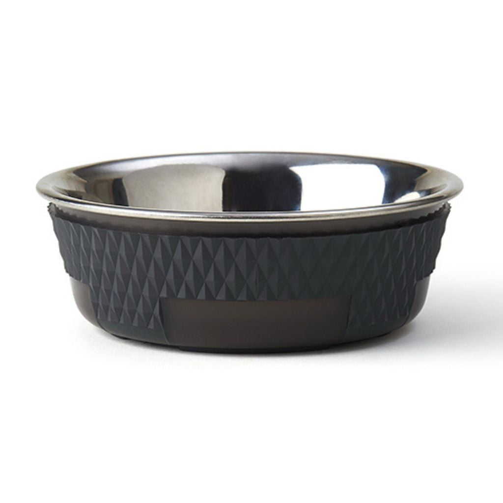 Bowl Kona TPE With SS Insert & Non Skid Base - Charcoal