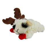 Multipet - Lambchop Holiday w/Antlers Laying Dog Toy