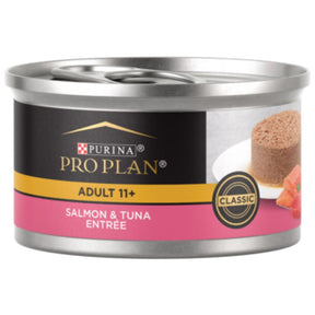 Purina Pro Plan - All Breeds, Senior Cat 11+ Years Old Salmon & Tuna Entrée Classic Canned Cat Food